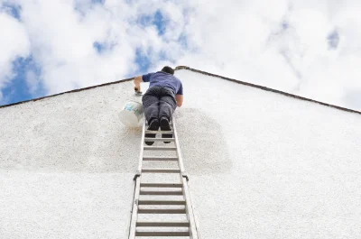 Peinture extérieure à Fouquerolles — façades et ravalement